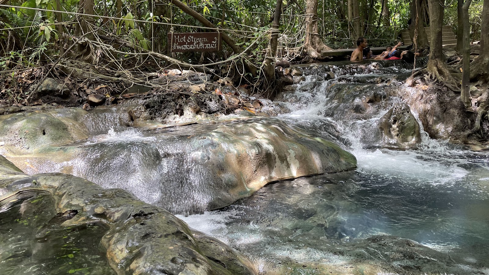 KhongThomNuea Hot Stream Waterfall Krabi