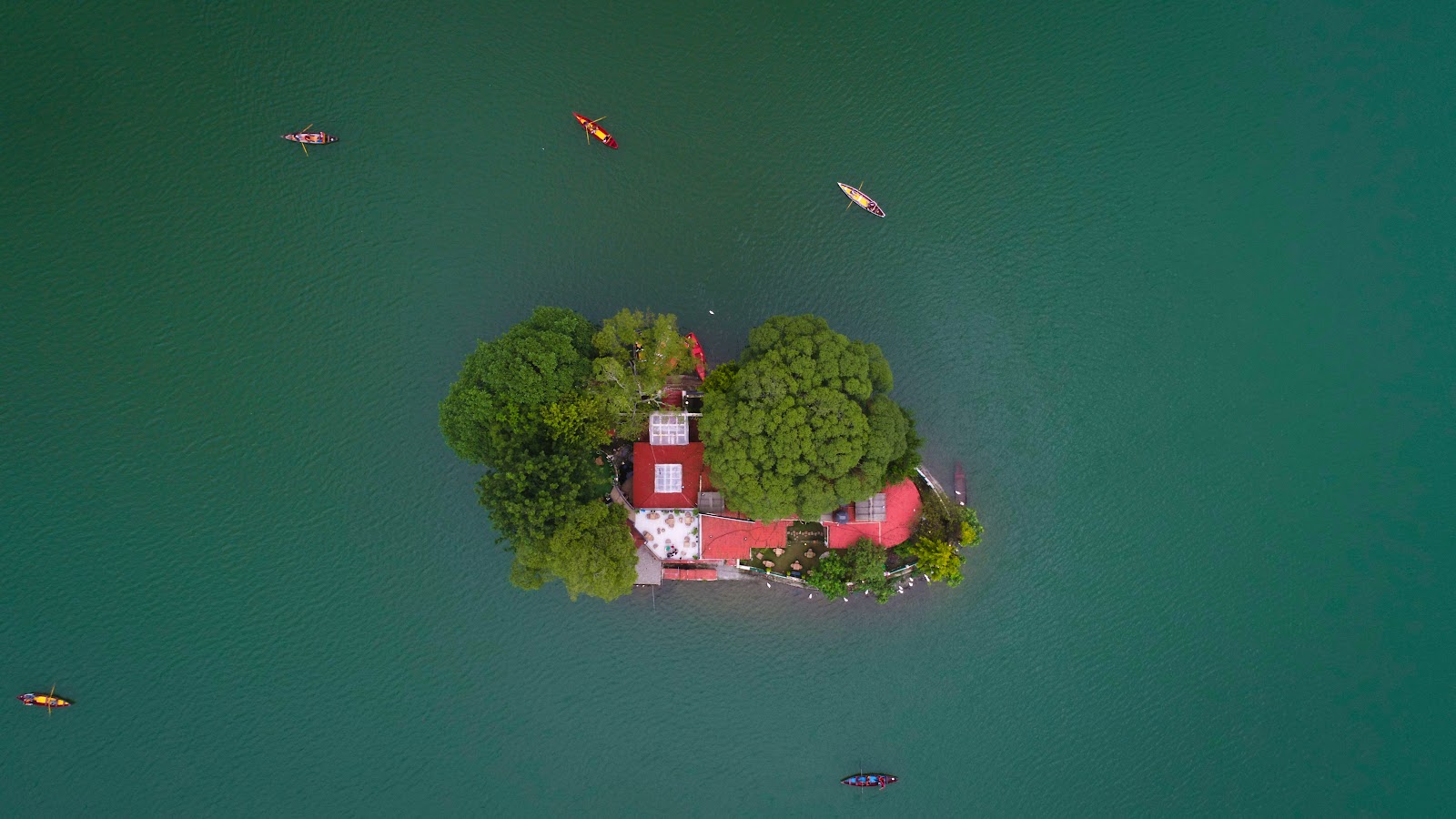 Aquarium Island Cafe by The Lake Hill - Bhimtal