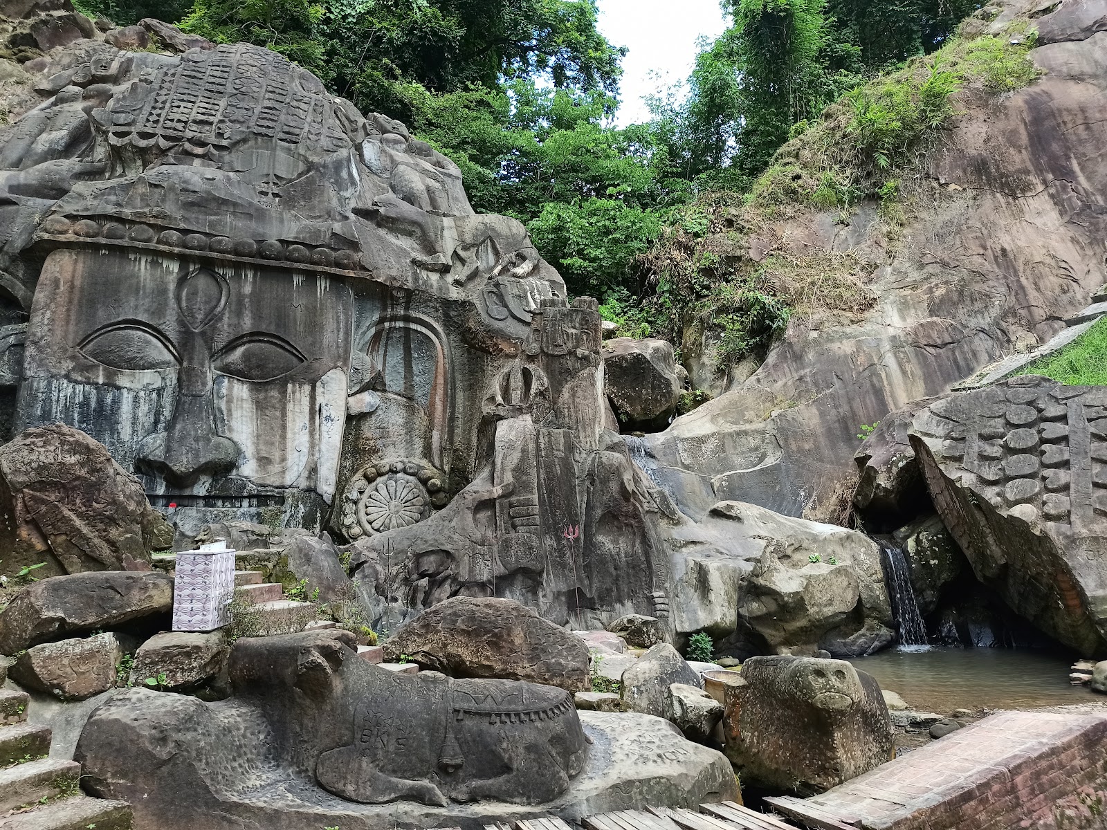 Unakoti Rock Carvings