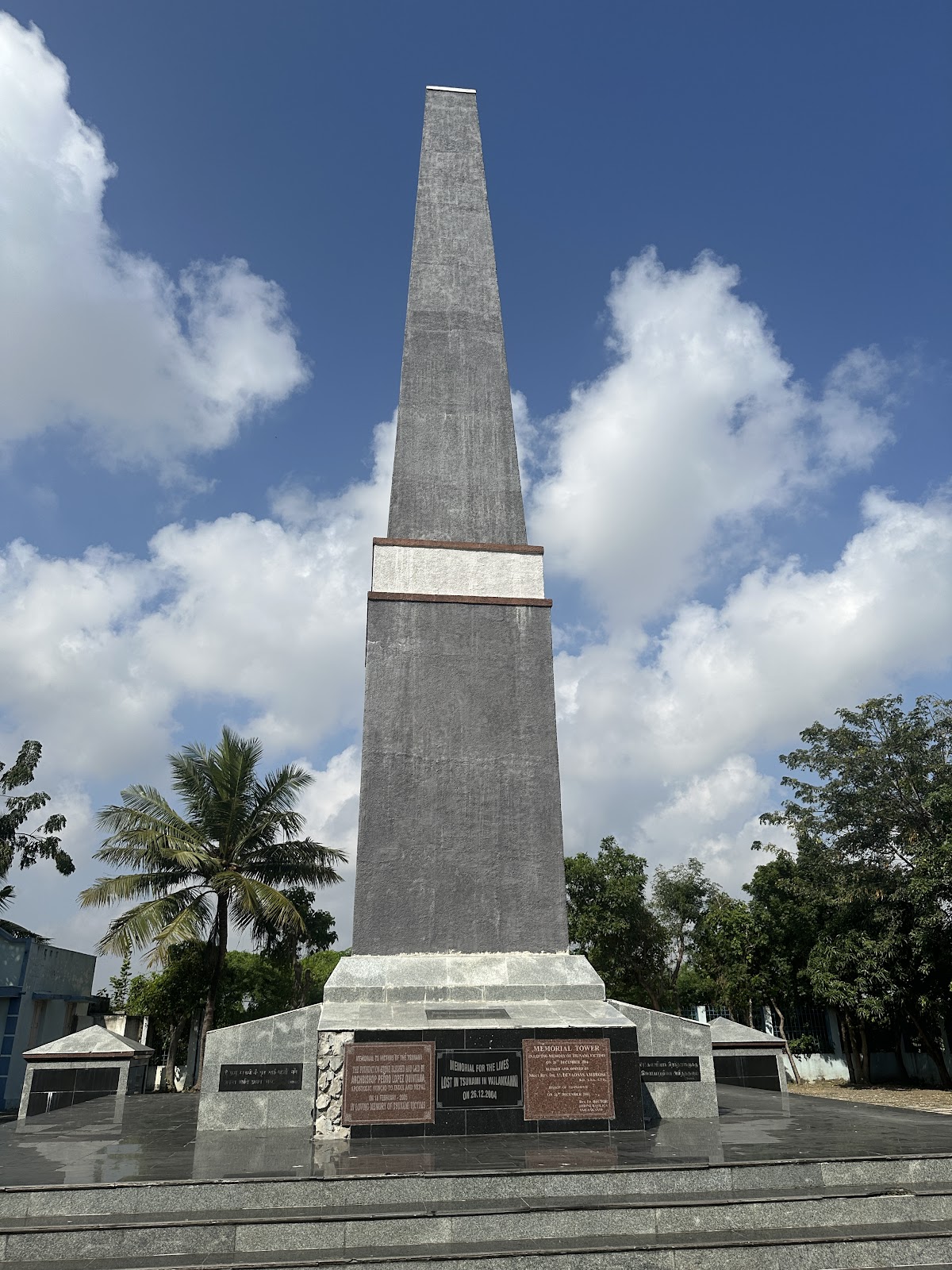 Tsunami Memorial pillar